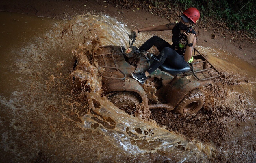 Horseback Riding & ATV Jungle Adventure with Ziplines & Cenote