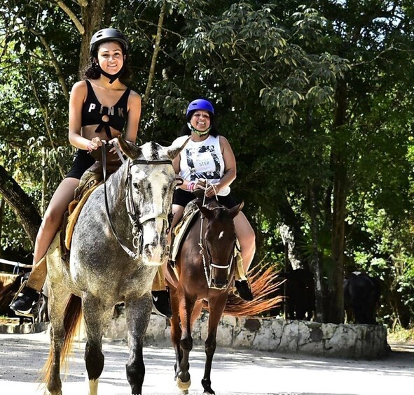 Horseback Riding & ATV Jungle Adventure with Ziplines & Cenote