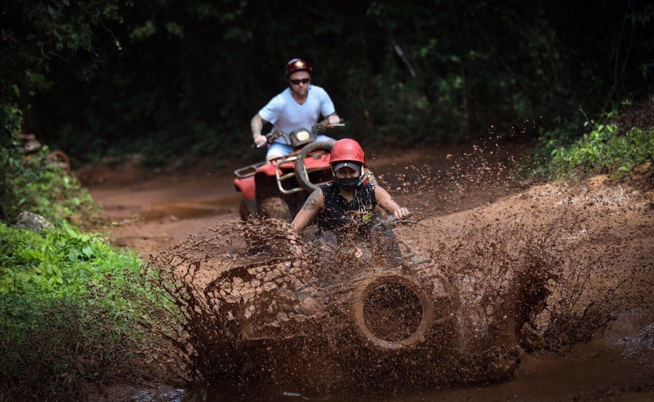 Horseback Riding & ATV Jungle Adventure with Ziplines & Cenote