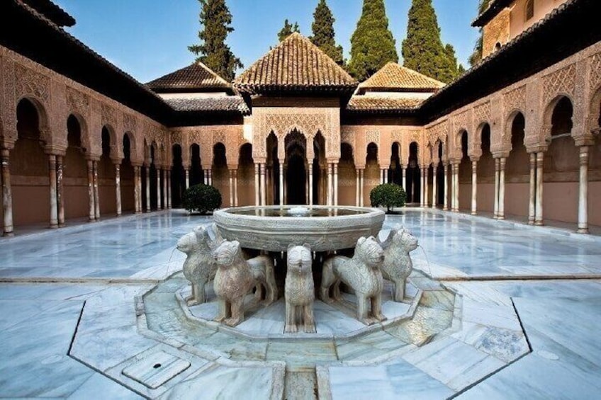 COURTYARD OF THE LIONS
THE ALHAMBRA
GRANADA - SPAIN
