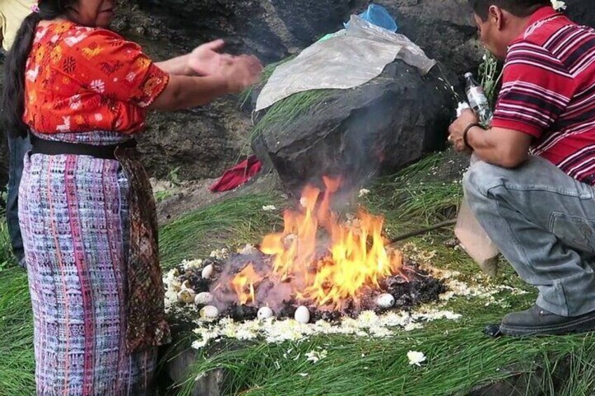 The sacred fire.