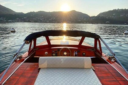 3 Hours Private Tour on a Wooden Boat Como Bellagio 10 pax