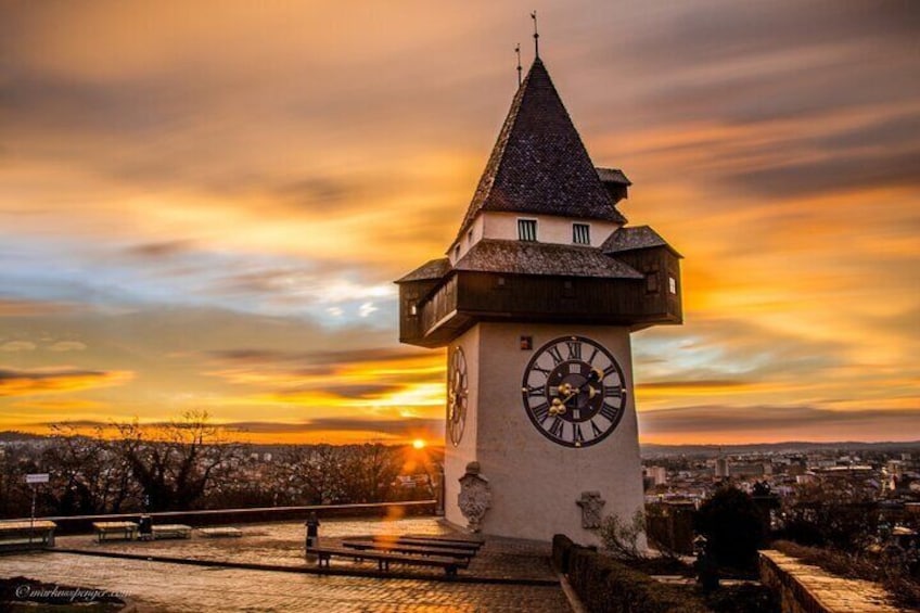 Sightseeing flight over Graz 