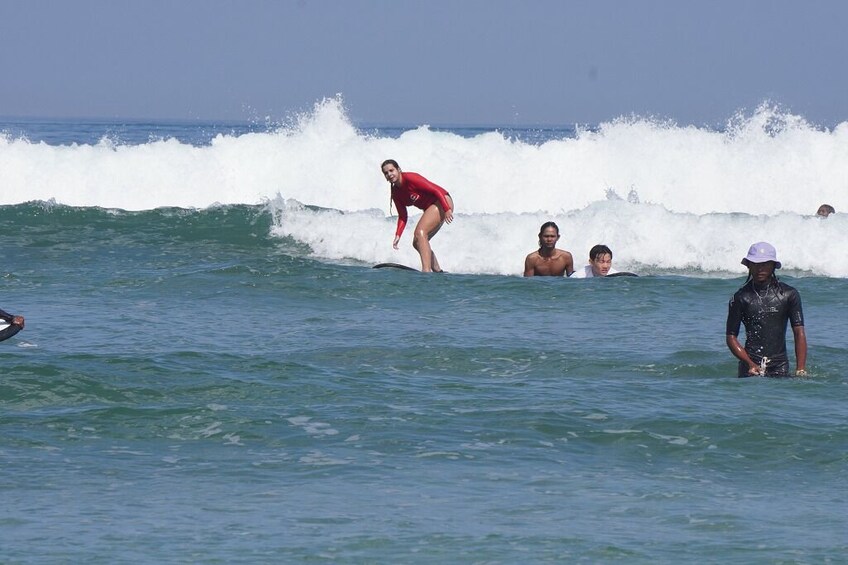 Surf Lesson at legian Beach Bali