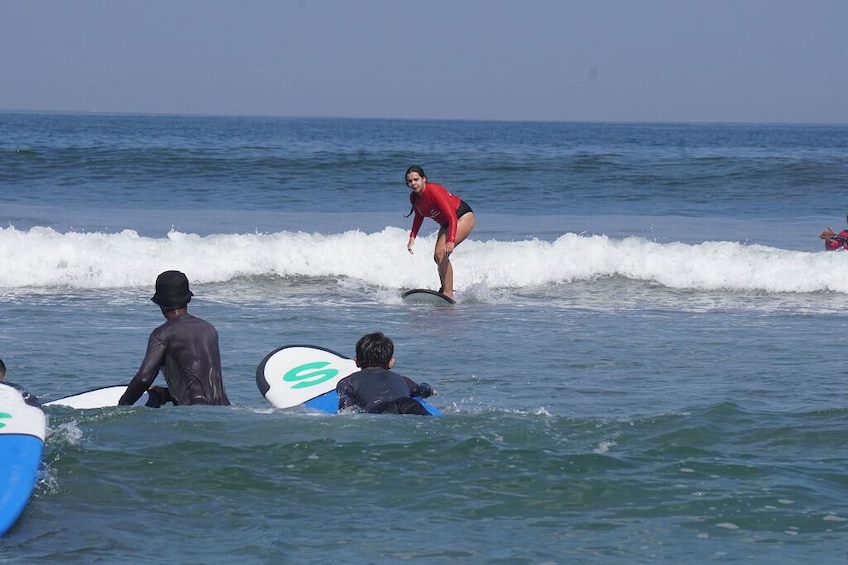 Surf Lesson at legian Beach Bali