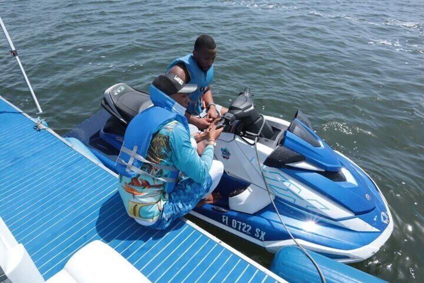 Miami Jet Ski and Boat Ride on the Bay