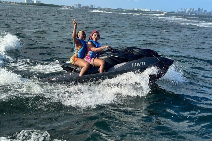 Miami Jet Ski and Boat Ride on the Bay