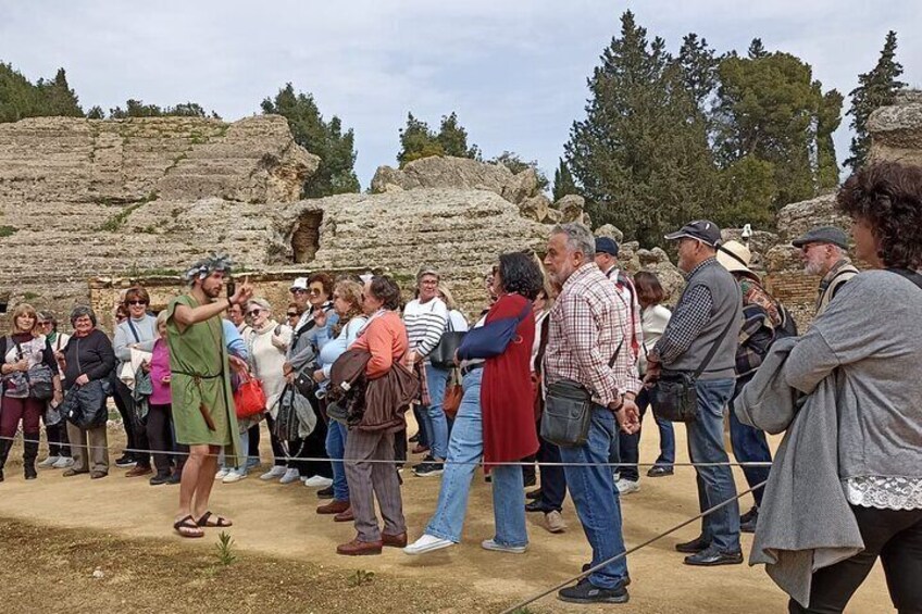 Private Theatrical Journey with Roman Emperor in Italica