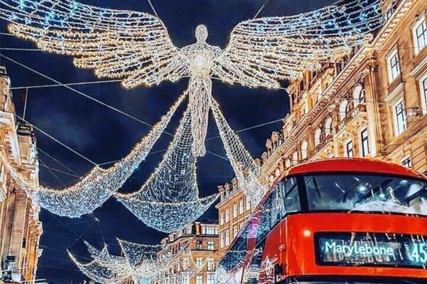 Exclusive Christmas Lights Tour of London in a Black Cab