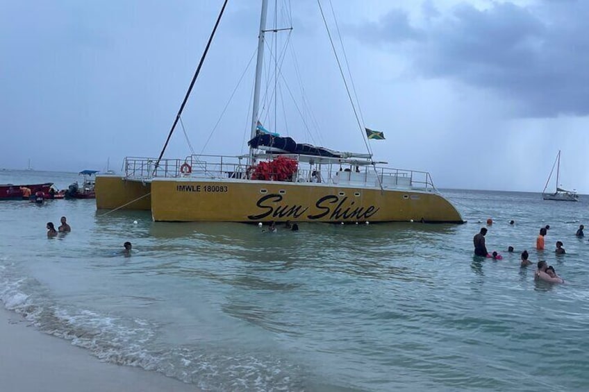 Private Catamaran and Sunset Cruise to Ricks Cafe from Negril
