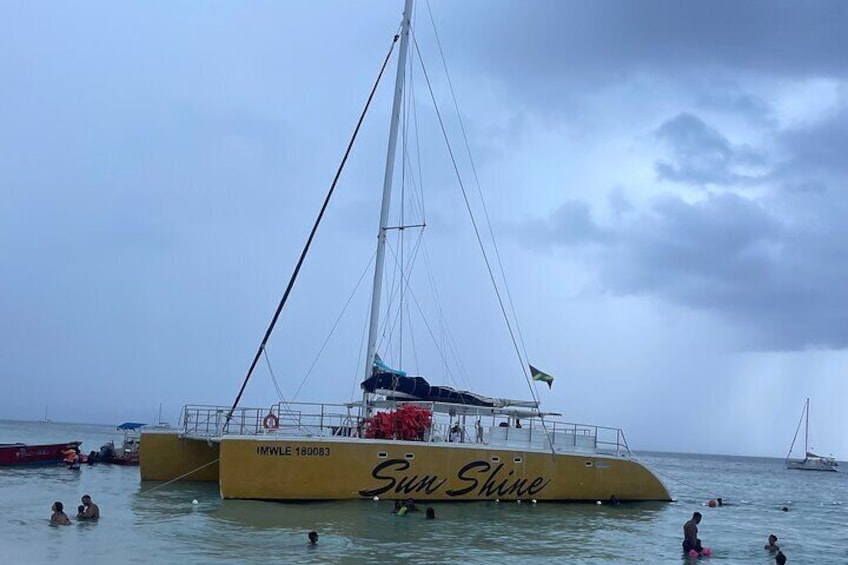 Private Catamaran and Sunset Cruise to Ricks Cafe from Negril 