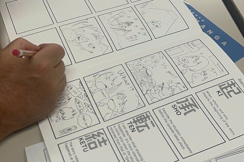 Manga lesson by Professional Manga Artists