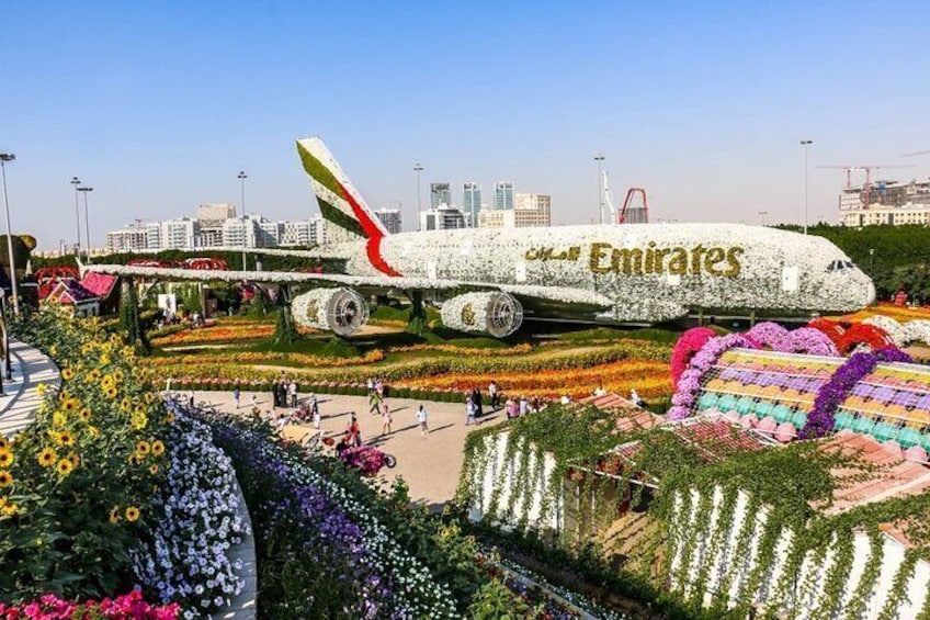 Miracle Garden & Global Village Admission with Transfer