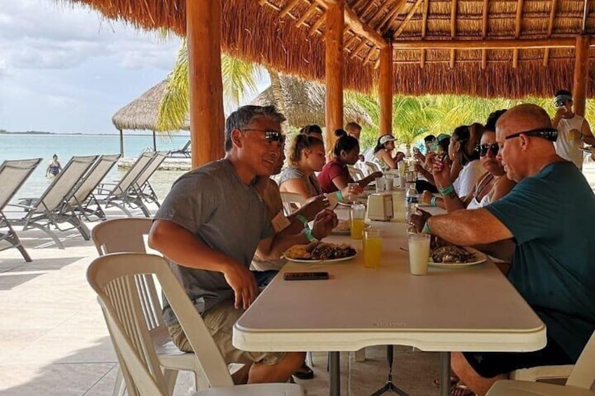 Bacalar 7 Color Lagoon Adventure from Costa Maya Port 