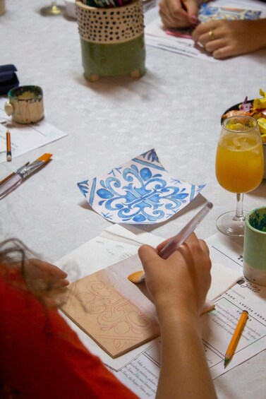 Picture 30 for Activity Porto: Tile Painting and Cocktails in Downtown Porto