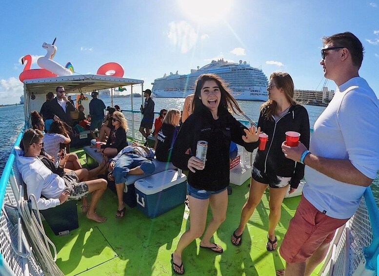 Picture 4 for Activity Fort Lauderdale: Scenic Boat Trip w/ Swim Stop & Inflatables