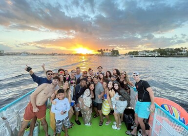 Fort Lauderdale : Coucher de soleil croisière avec vue sur le centre-ville
