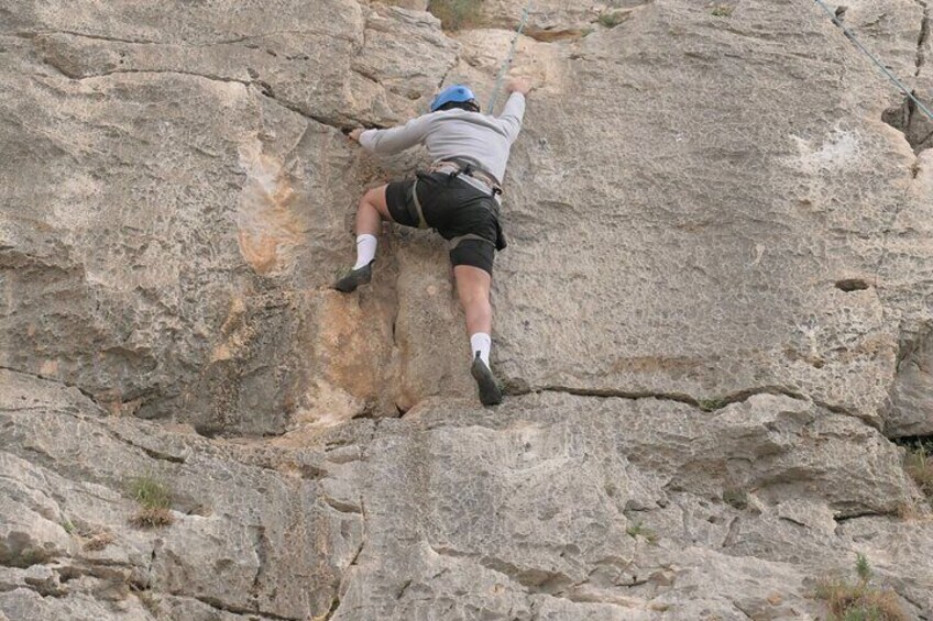 Climbing baptism