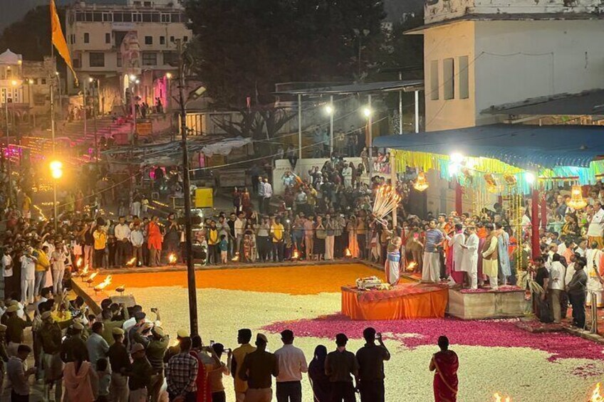 Evening Walking tour with Fire Ceremony by The Pushkar Route 