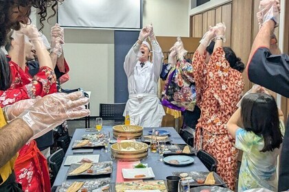 Experiencia de fabricación de sushi en Kioto