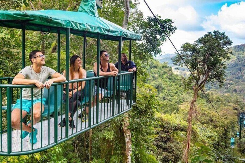 St Lucia Ultimate 3 Package: Aerial Tram, Zipline and Hiking