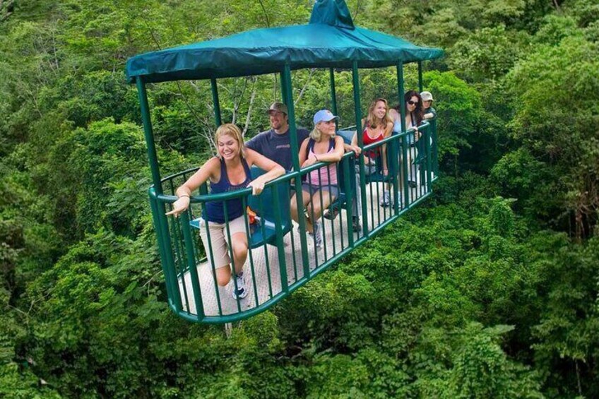 St. Lucia Tri-Adventure Combo: Sky, Trail & Zipline Tour