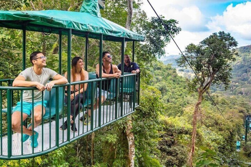 St. Lucia 3 in 1 Adventure: Aerial Tram, Zipline and Hiking