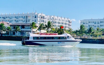 Vietnam: Isla Cham caminando bajo el agua y haciendo snorkel en lancha rápi...