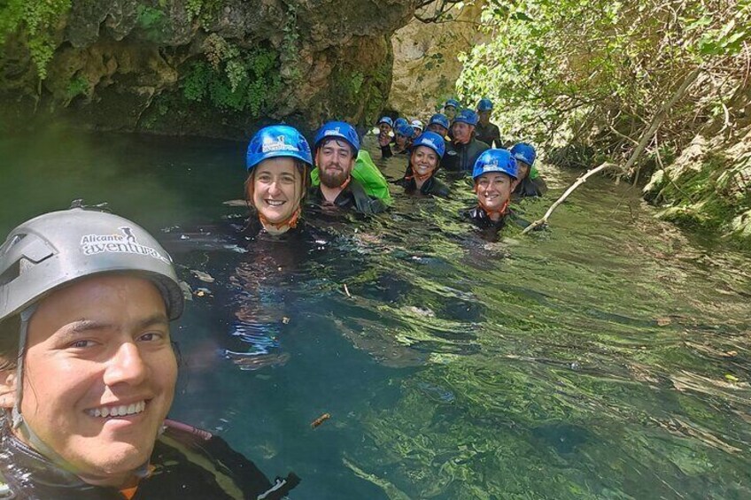 Climbing Experience in Gorgo de la Escalera Ravine