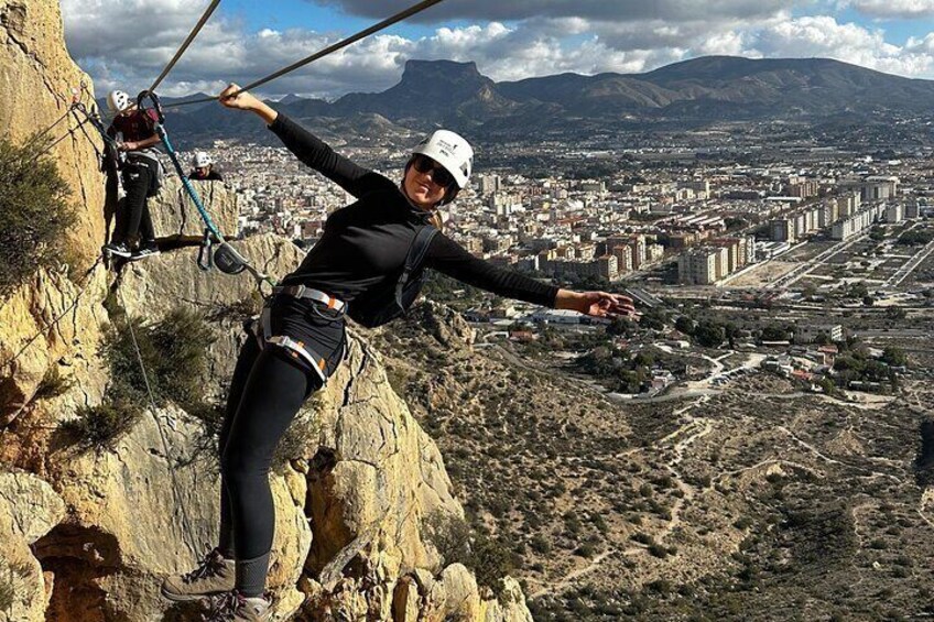 4 Hour Climbing Experience Via Ferratas of Bolón