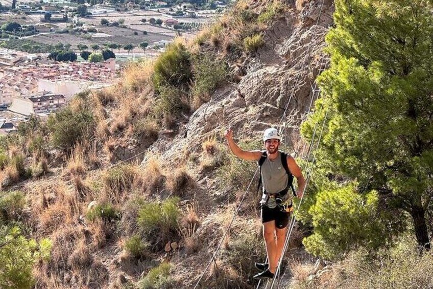 3-hour experience on the Redován K2 Family Via Ferrata