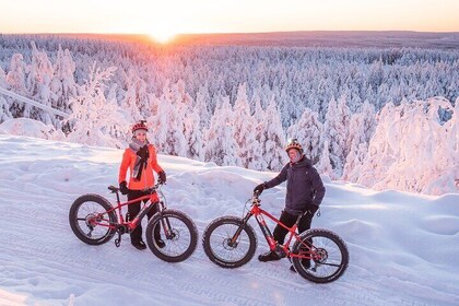 Private Electric Fat Bike Winter Tour in Rovaniemi