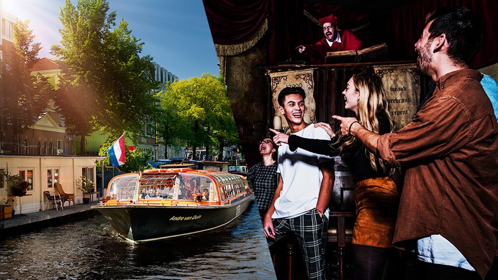 Amsterdam Combo: Amsterdam Dungeon and 1 Hour Canal Cruise