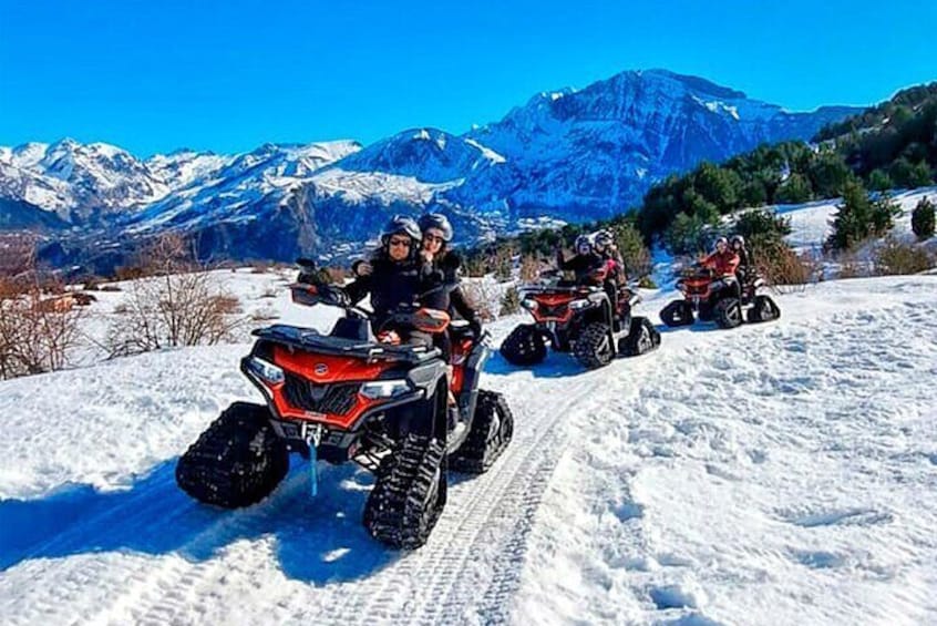 4X4 Snowmobile Route 2 hours in Formigal and Panticosa