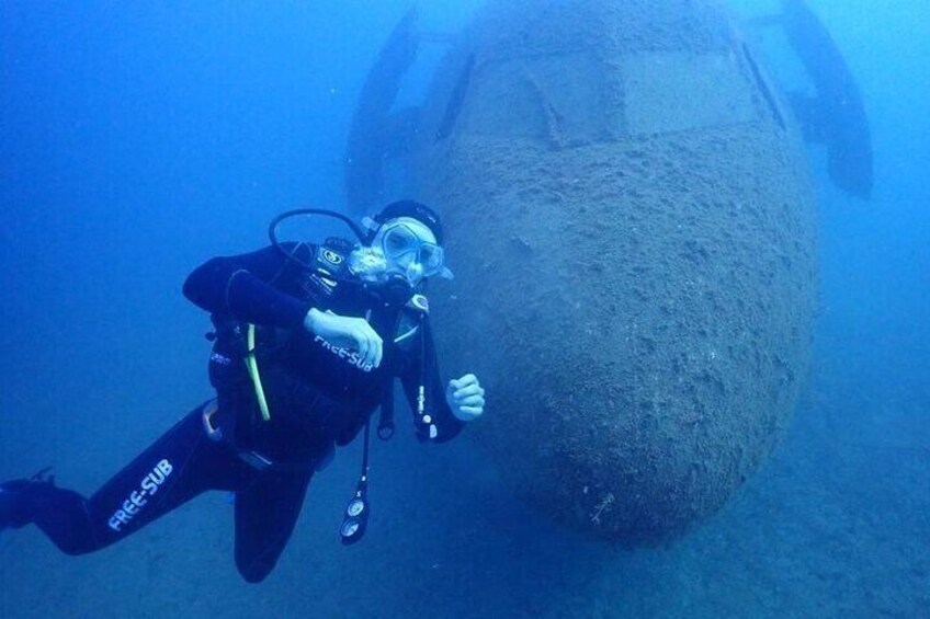 Explore World's Largest Plane Wreck by Scuba Diving in Kusadasi