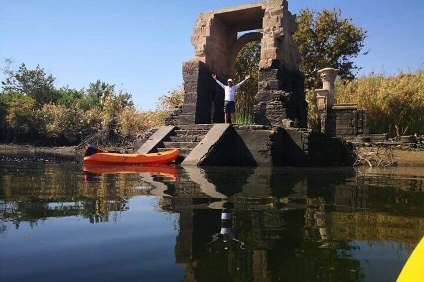 Private Kayaking Activity at Philae Temple in Aswan