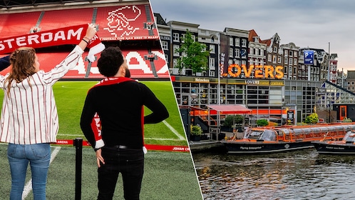Kombination Amsterdam: Johan Cruijff Arena & 1 timmes kanalkryssning