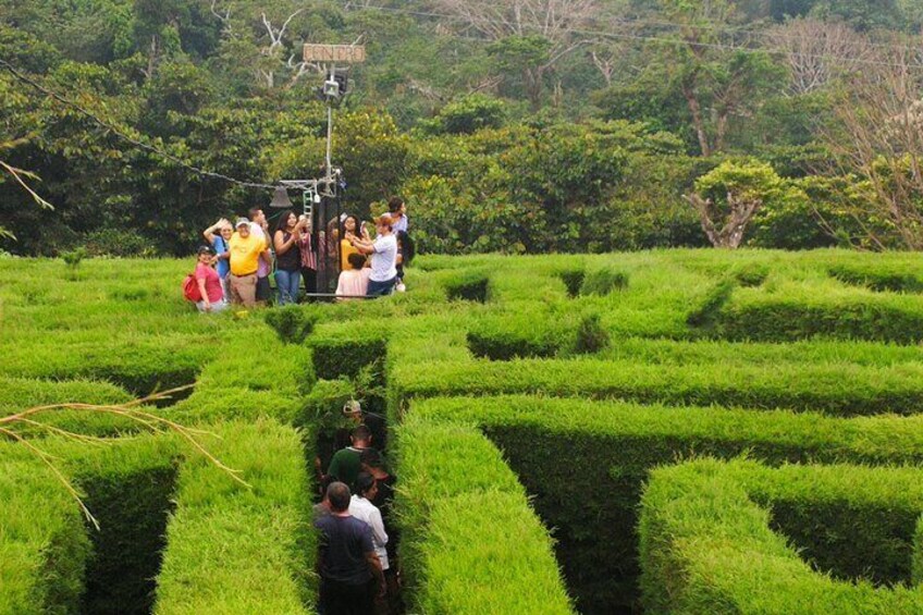 Albanian labyrinth in the city of Apaneca.