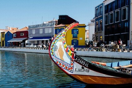 Aveiro with cruise, Costa Nova and Capelha do Senhor da Pedra.