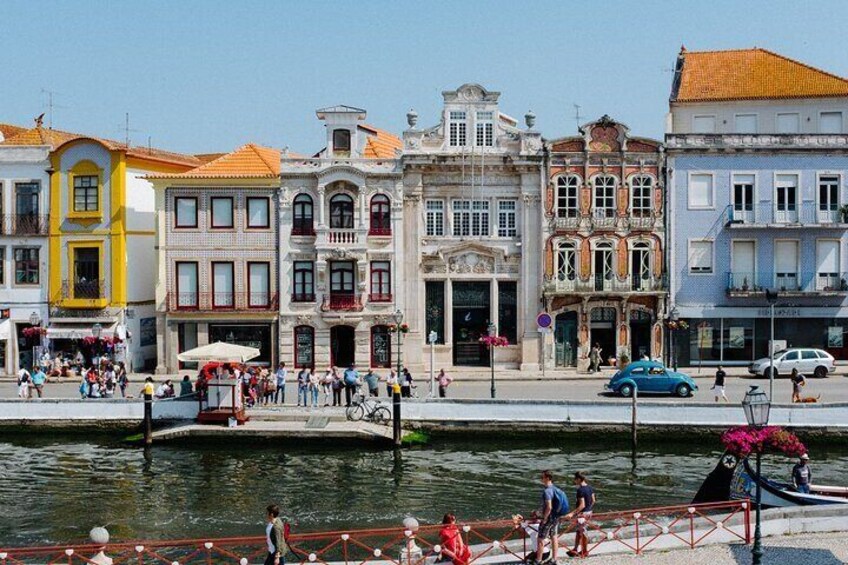 Excursion to Aveiro with cruise, Costa Nova and Costa de Gaia.