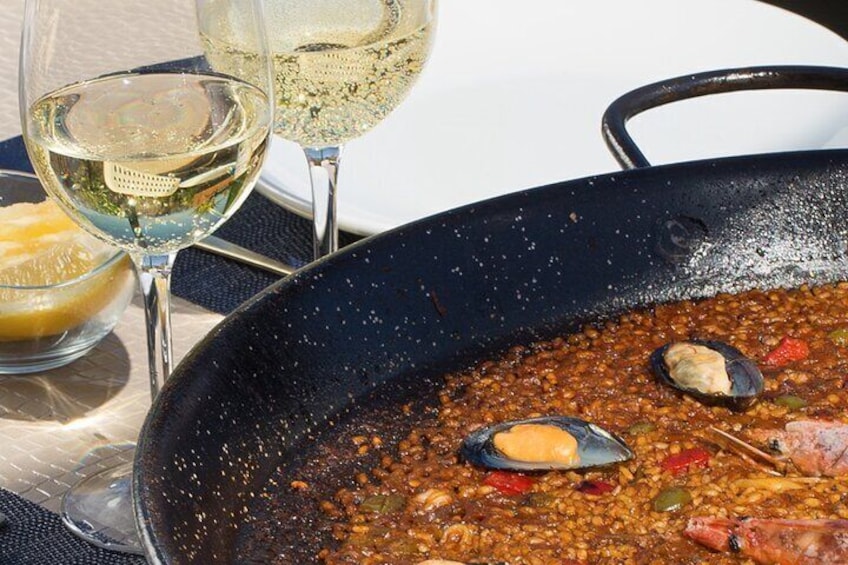 Authentic Paella & Sangria in a Stunning Rooftop Loft