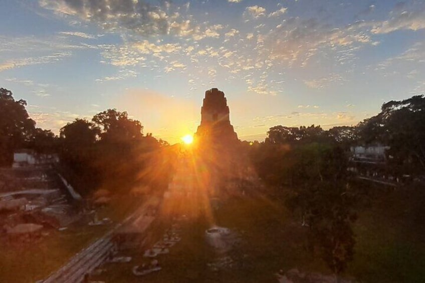 Full Day Tikal Sunrise Tour from Flores and Archaeological Tour