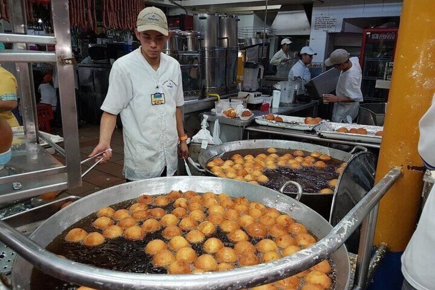 the most famous buñuelos in Medellín!