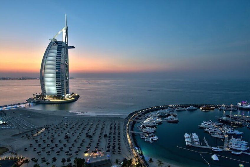  Burj Al Arab Tour with Dinner at AI Iwan and Pick-up