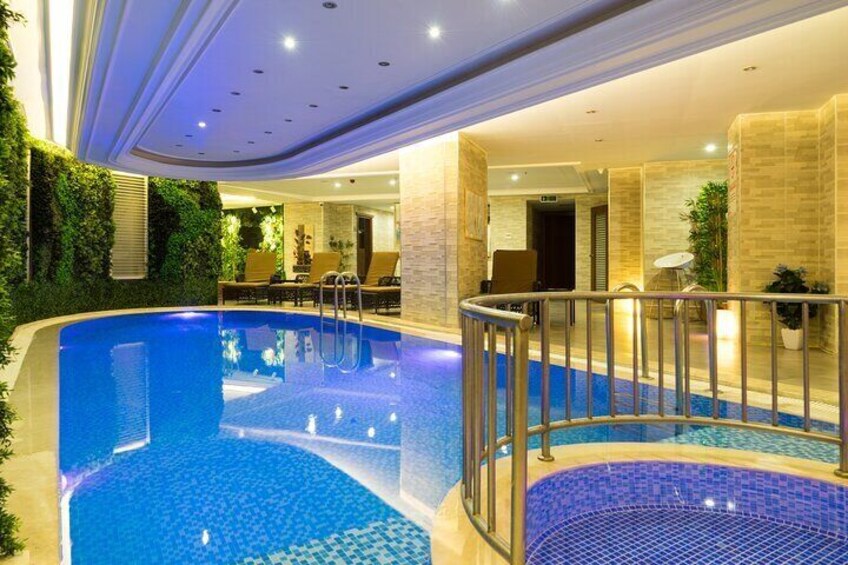 Private Turkish Bath Tradition, Massages, Swimming Pool & Sauna