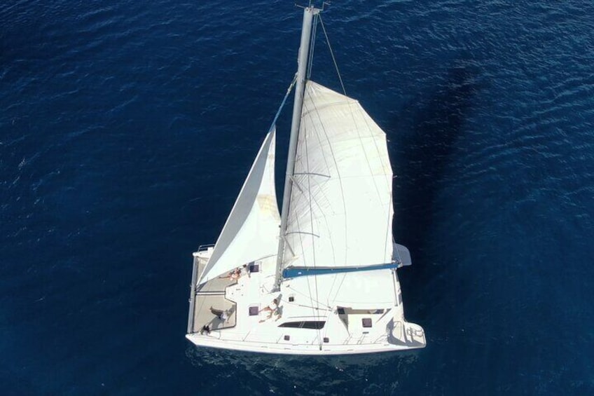 Maui Custom Charter private sailing trip on a 47' Leopard catamaran.