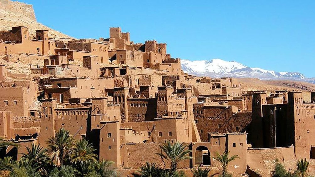 View of city of Ait ben Haddou in Morocco