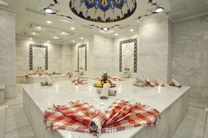 Traditional Turkish Bath Experience in Belek with Massage