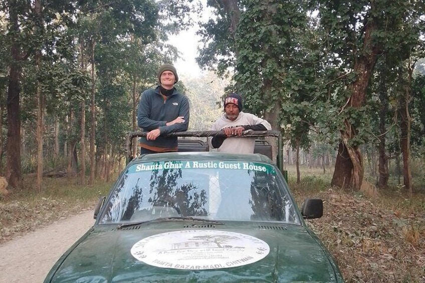 Chitwan National Park PVT. Jeep Safari untouched Side from Madi