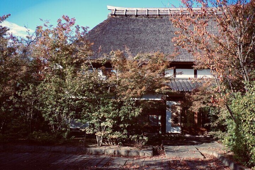 Hokusai Museum Ceiling of Ganshoin and Sake Walking Tour in Obuse